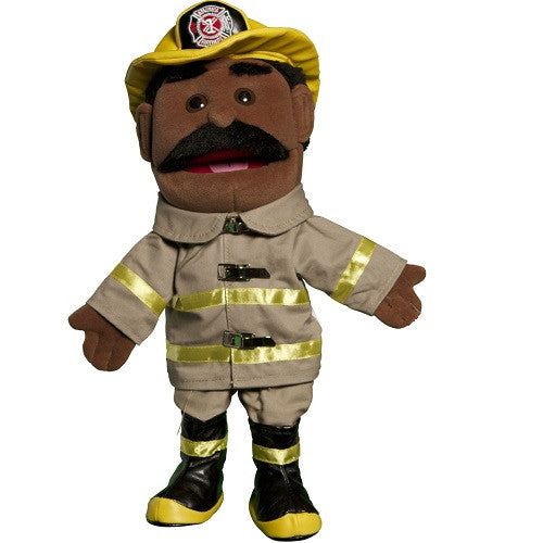 Ethnic Fireman Puppet — ChildTherapyToys