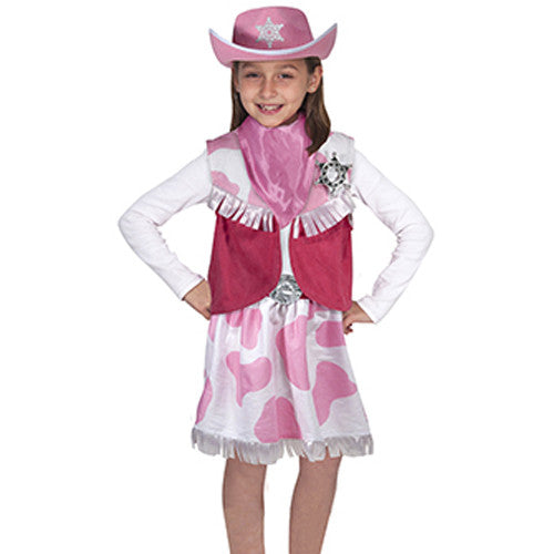 Cowgirl Museum Custom Pink silk scarf - Desert Rose at the Cowgirl